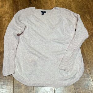 GAP Light Pink Crew Neck Sweater